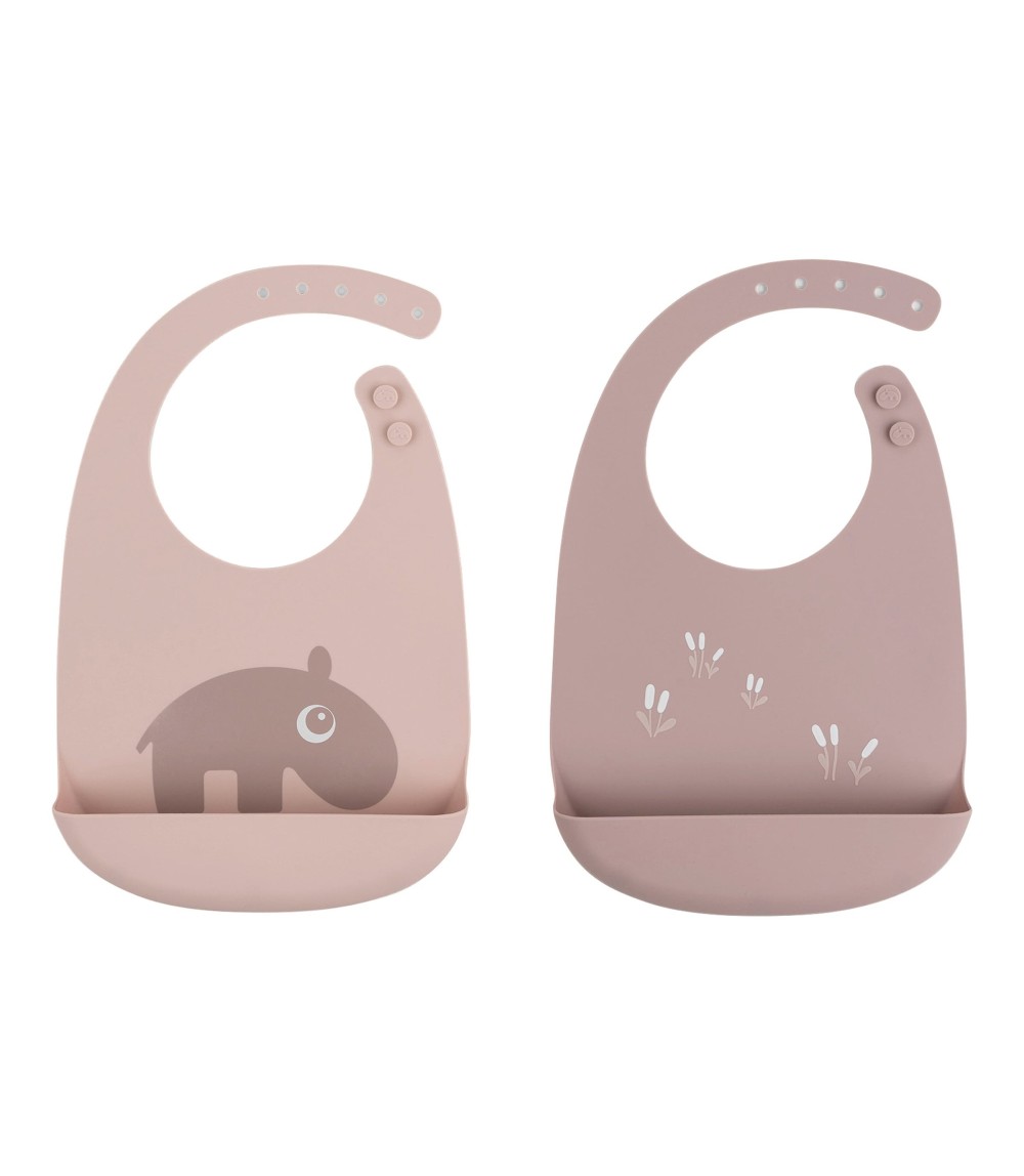 2er-Pack Silikonlätzchen