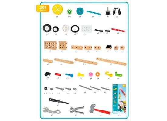 Kindergartenset, 201 Teile