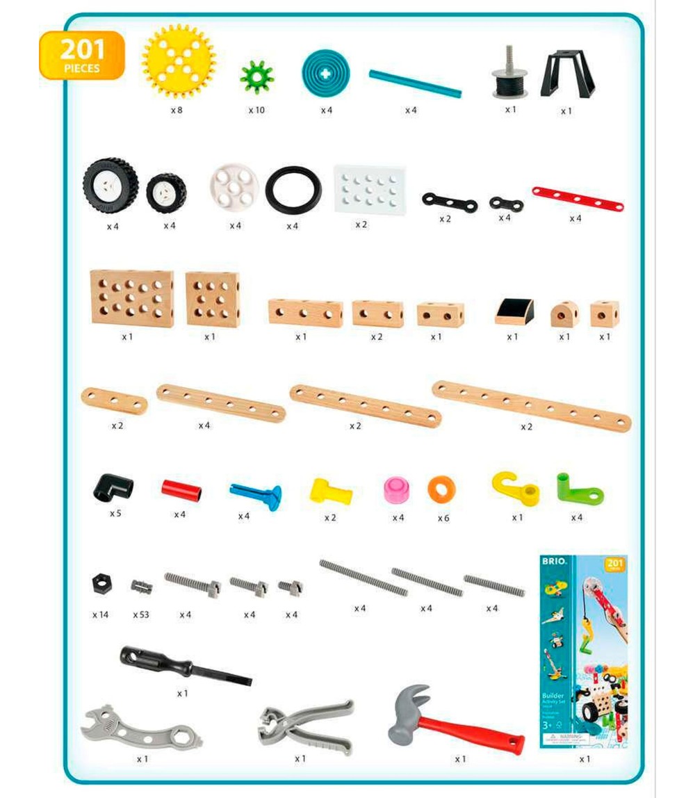 Kindergartenset, 201 Teile