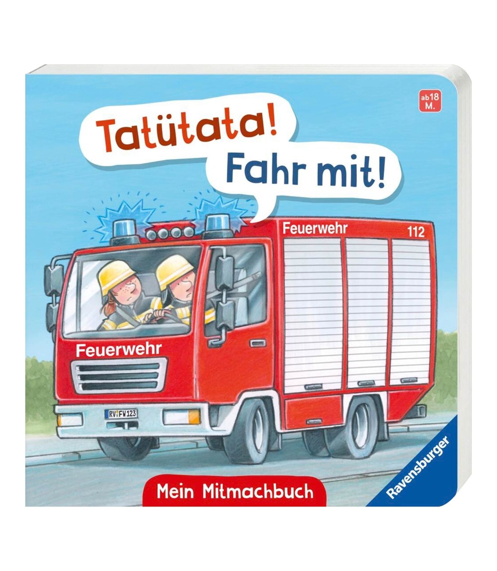 Mein Feuerwehr-Mitmachbuch: Tatütata! Fahr mit!