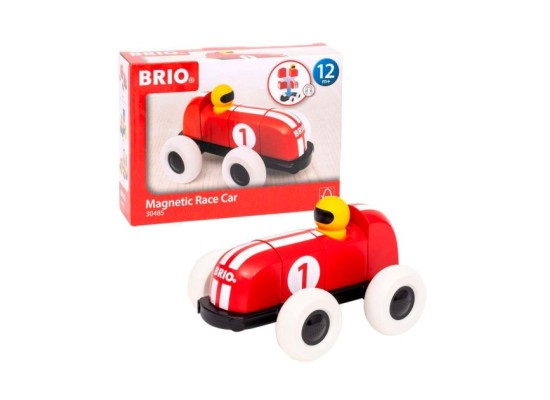 Rennwagen aus magnetischen Bausteinen