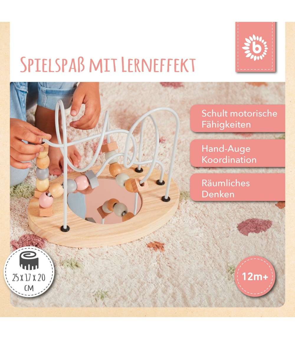 Motorikschleife mit Spiegel - ab 12 Monate