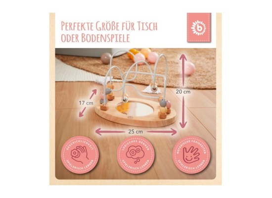 Motorikschleife mit Spiegel - ab 12 Monate