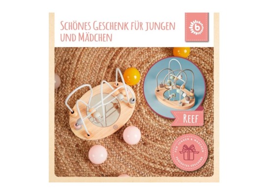 Motorikschleife mit Spiegel - ab 12 Monate