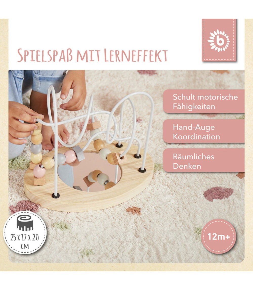 Motorikschleife mit Spiegel - ab 12 Monate