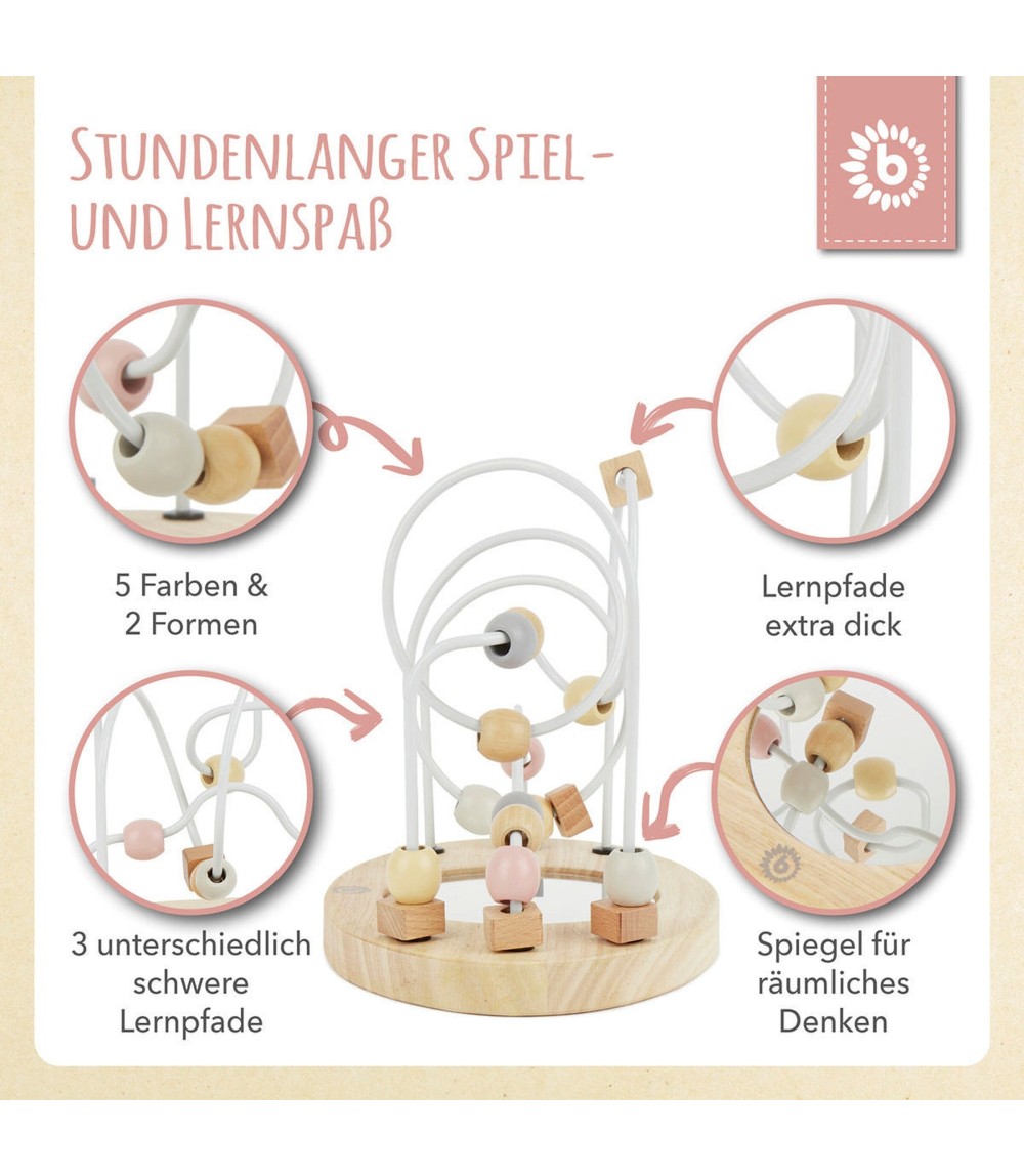 Motorikschleife mit Spiegel - ab 12 Monate