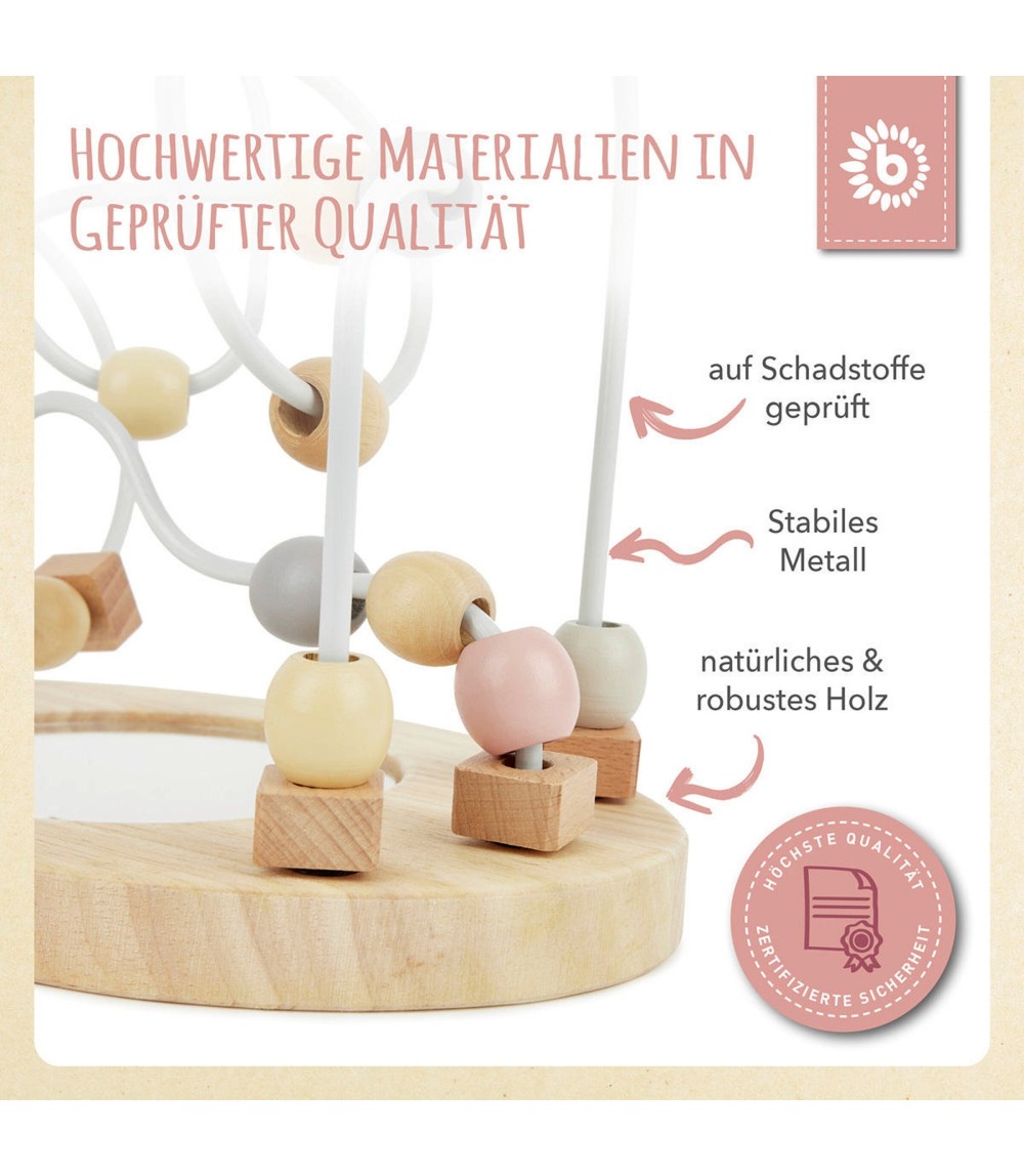 Motorikschleife mit Spiegel - ab 12 Monate