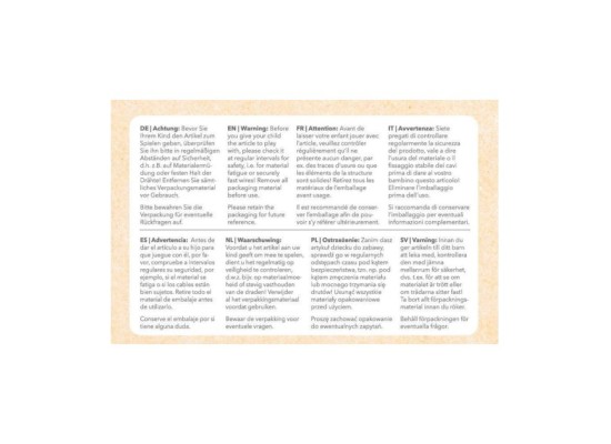 Motorikschleife mit Spiegel - ab 12 Monate