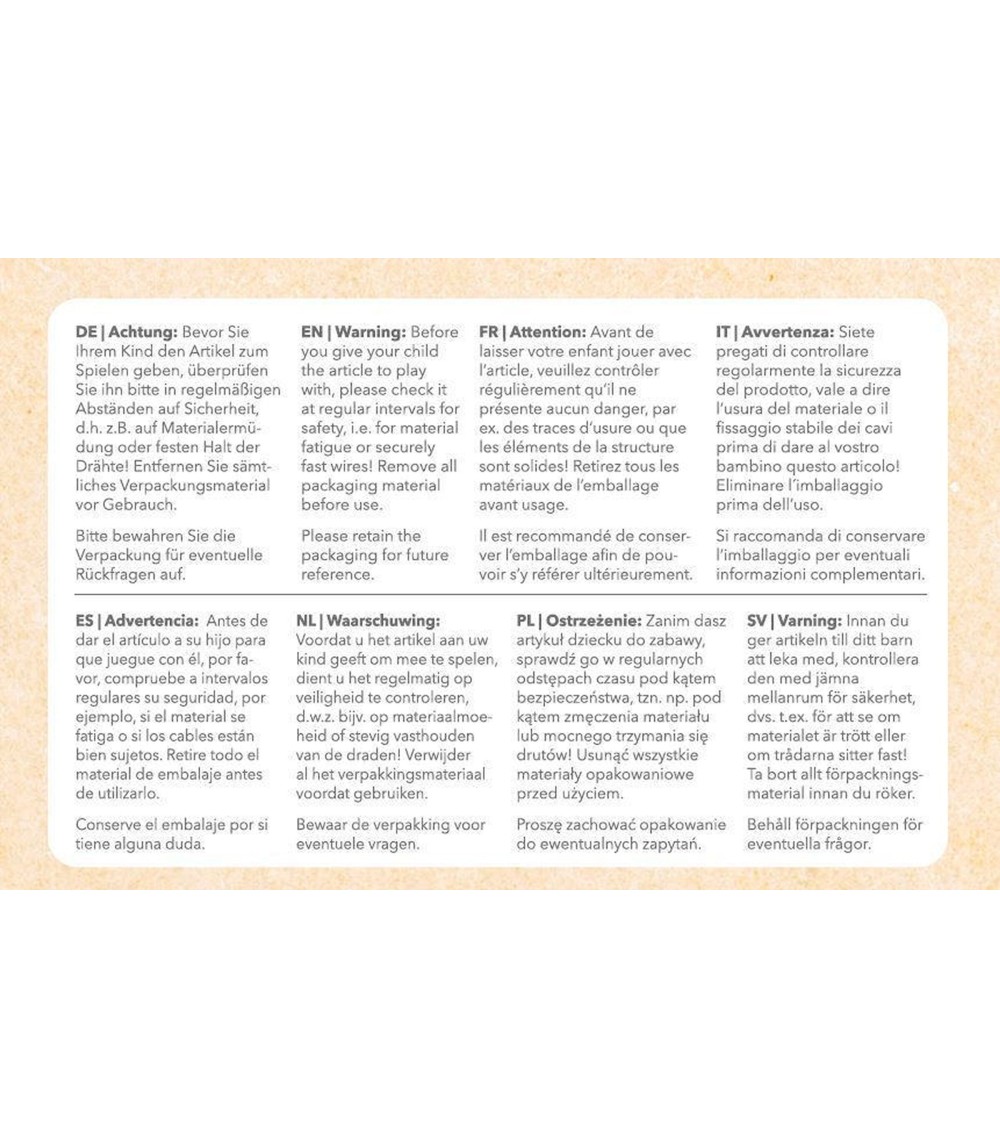 Motorikschleife mit Spiegel - ab 12 Monate