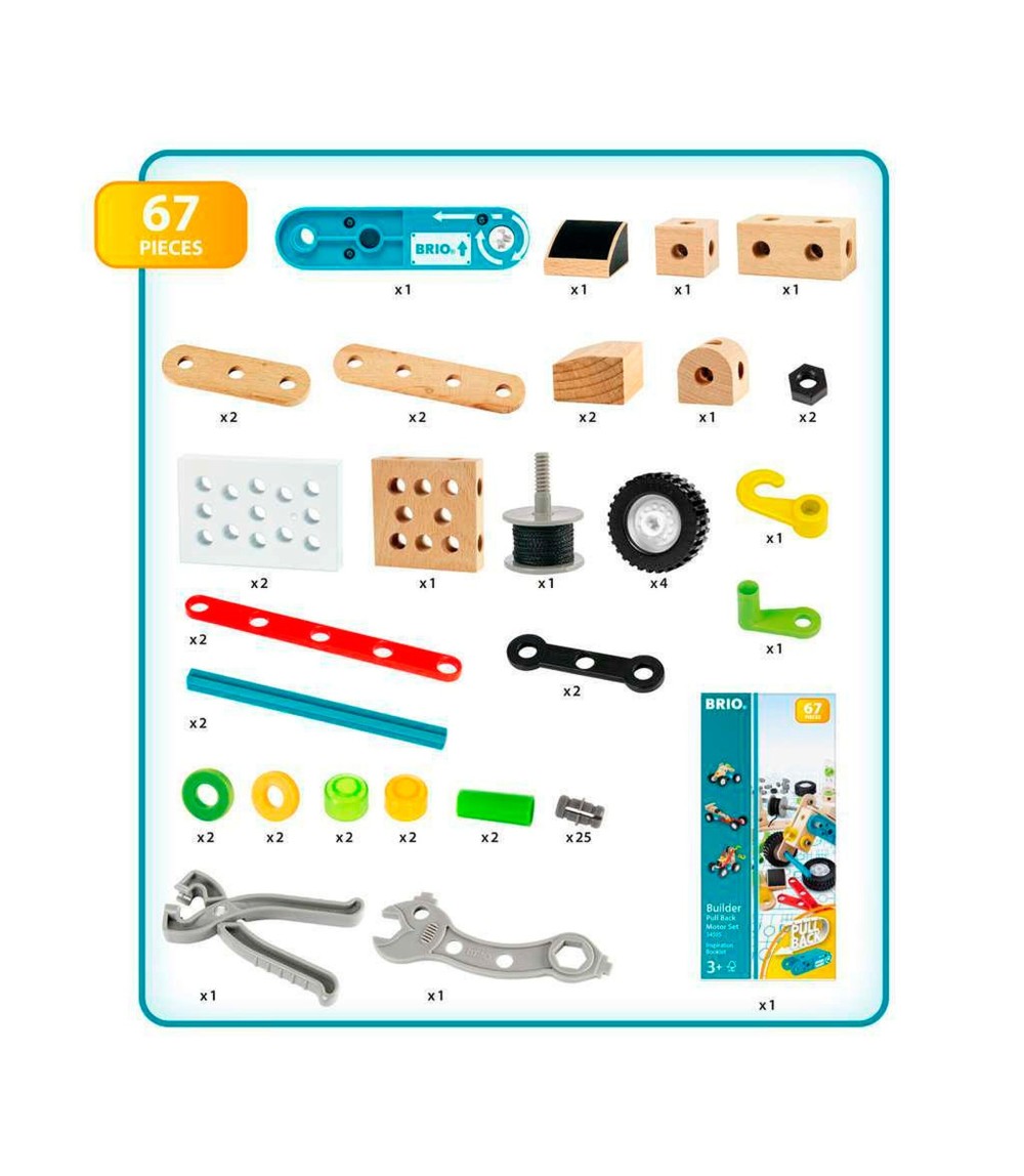 Nachziehmotor-Konstruktionsset