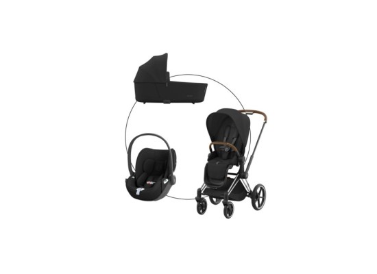 Kombikinderwagen PRIAM Trio-Set inkl. Babyschale Cloud T i-Size
