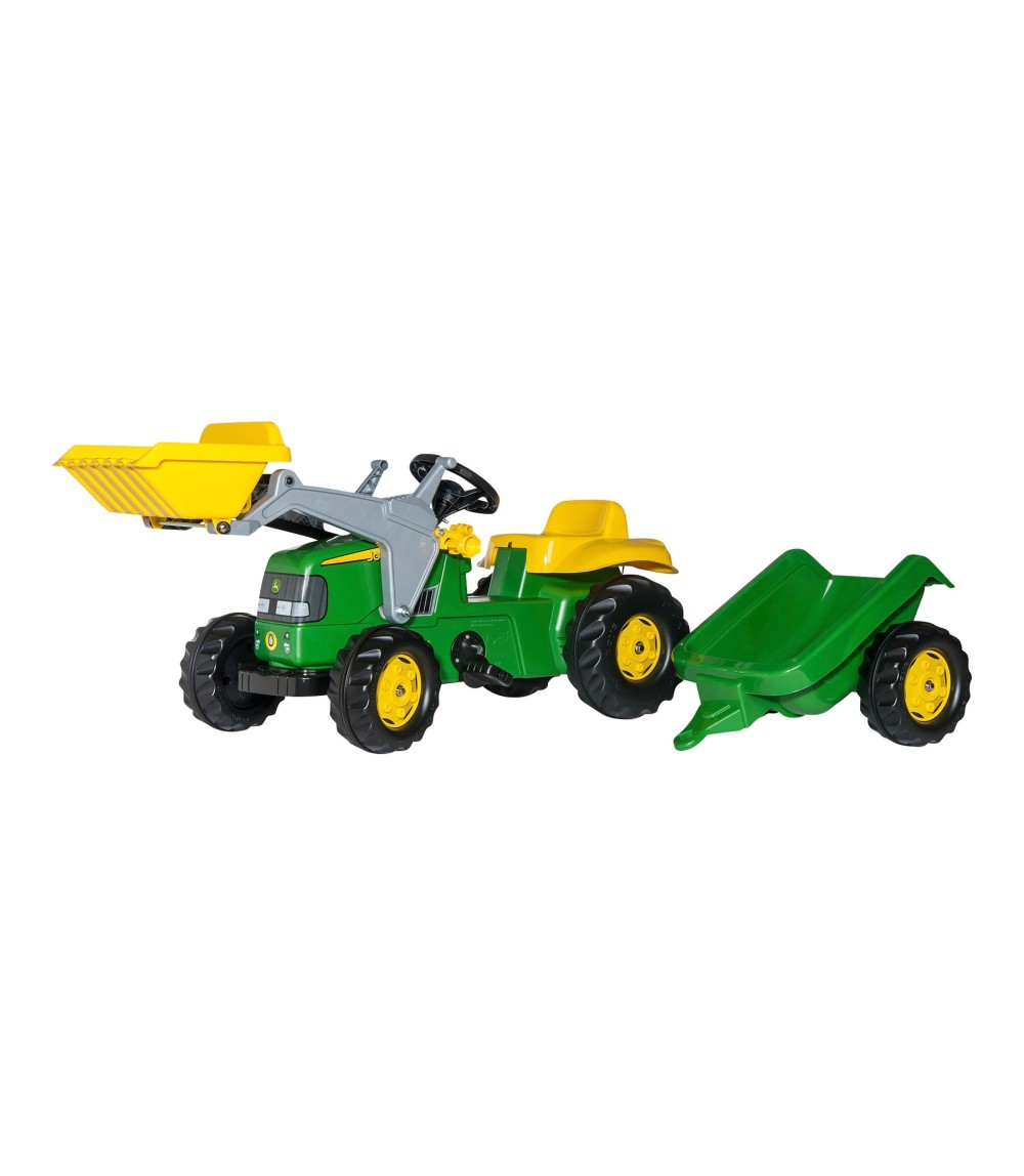 Trettraktor rollyKid John Deere mit Lader