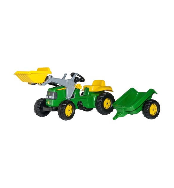 Trettraktor rollyKid John Deere mit Lader