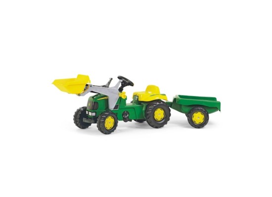 Trettraktor rollyKid John Deere mit Lader