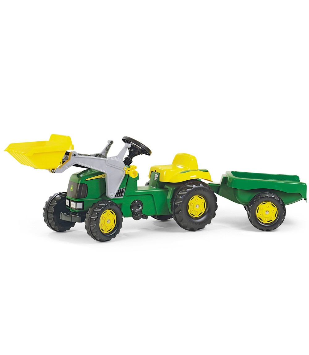 Trettraktor rollyKid John Deere mit Lader