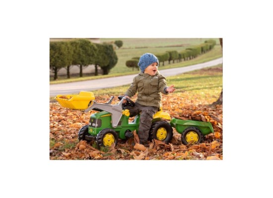 Trettraktor rollyKid John Deere mit Lader
