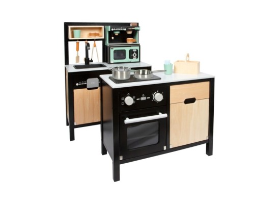 Kinderküche mit Kücheninsel Industrial