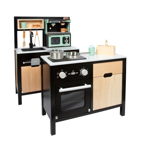 Kinderküche mit Kücheninsel Industrial