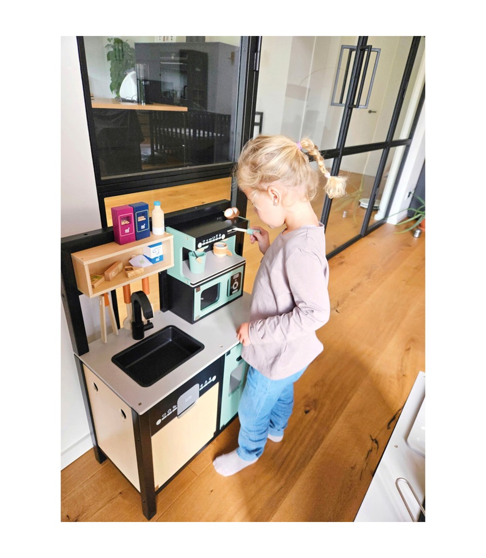 Kinderküche mit Kücheninsel Industrial