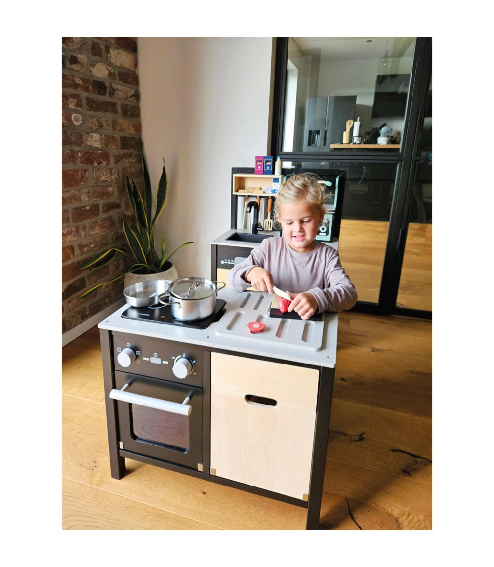 Kinderküche mit Kücheninsel Industrial