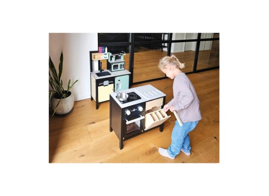 Kinderküche mit Kücheninsel Industrial