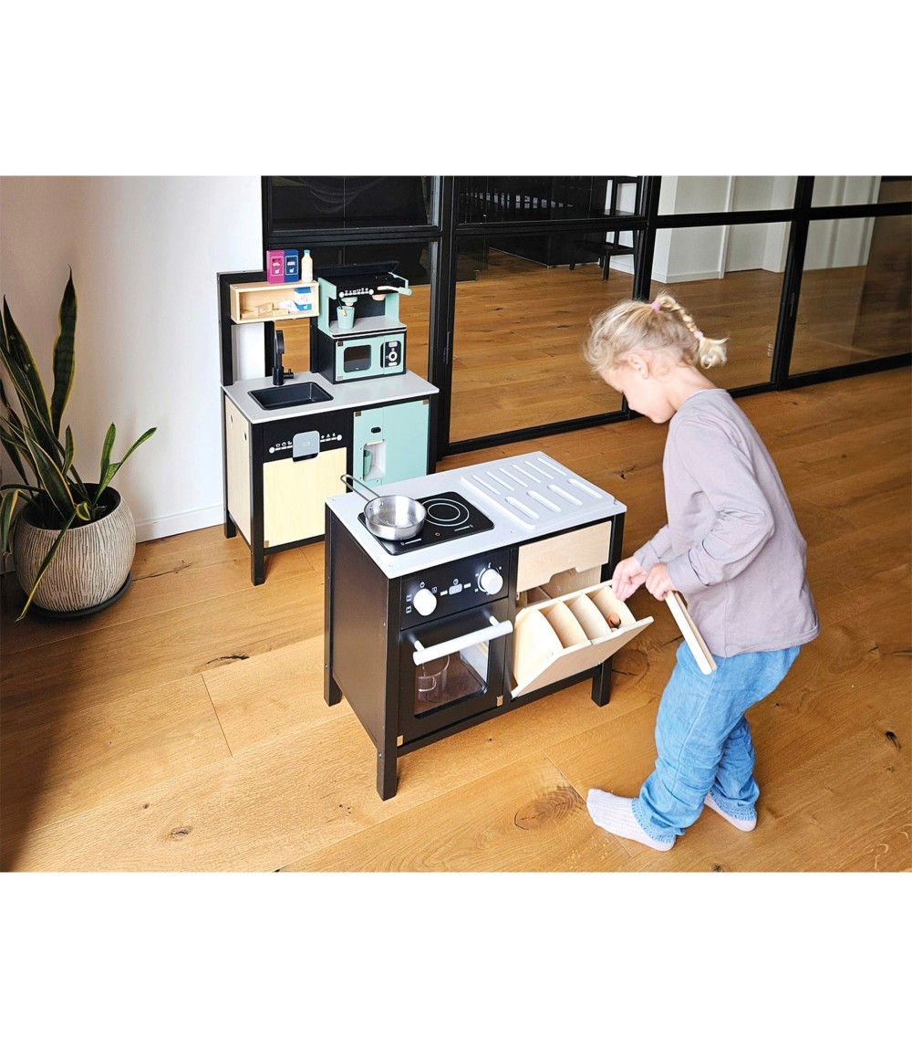 Kinderküche mit Kücheninsel Industrial