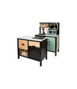 Kinderküche mit Kücheninsel Industrial