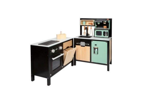 Kinderküche mit Kücheninsel Industrial