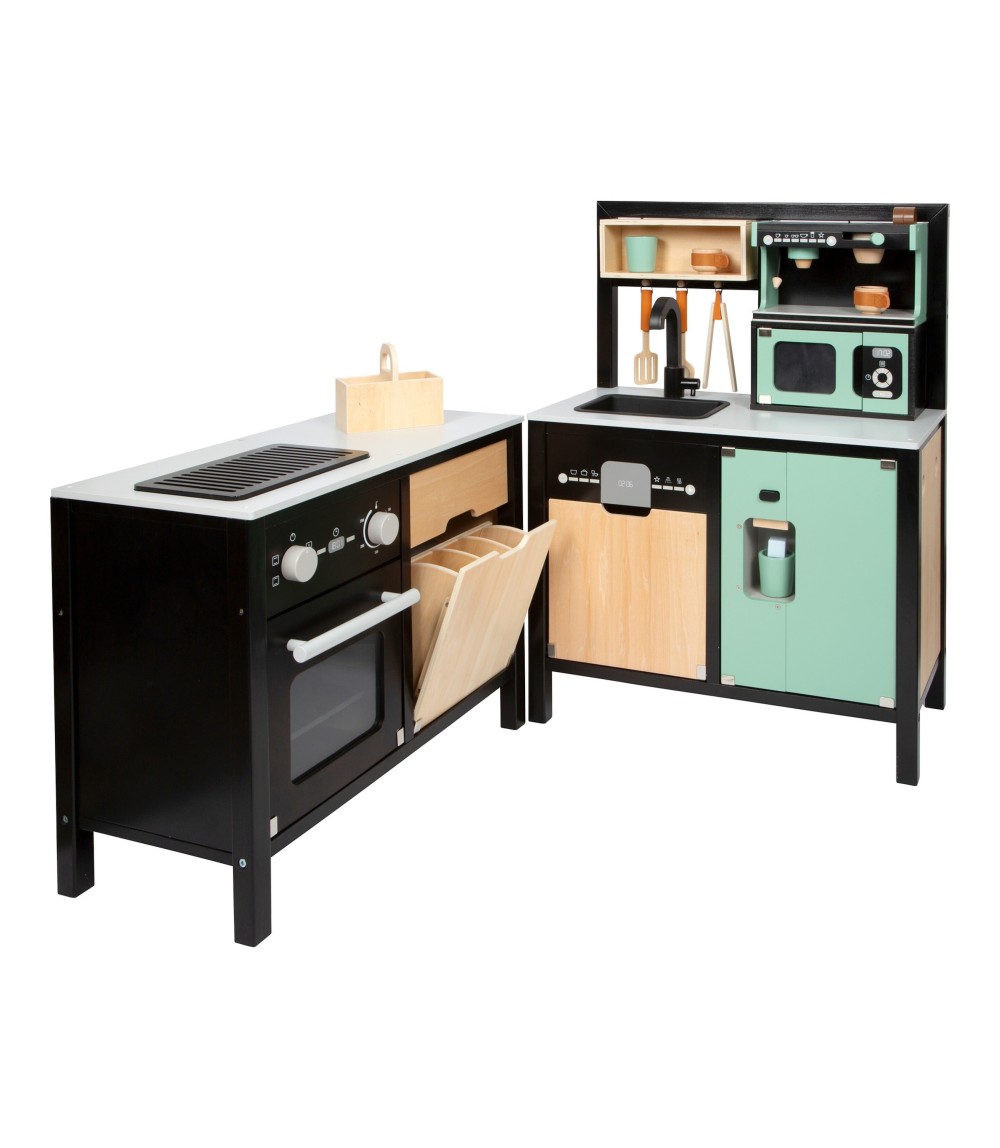 Kinderküche mit Kücheninsel Industrial