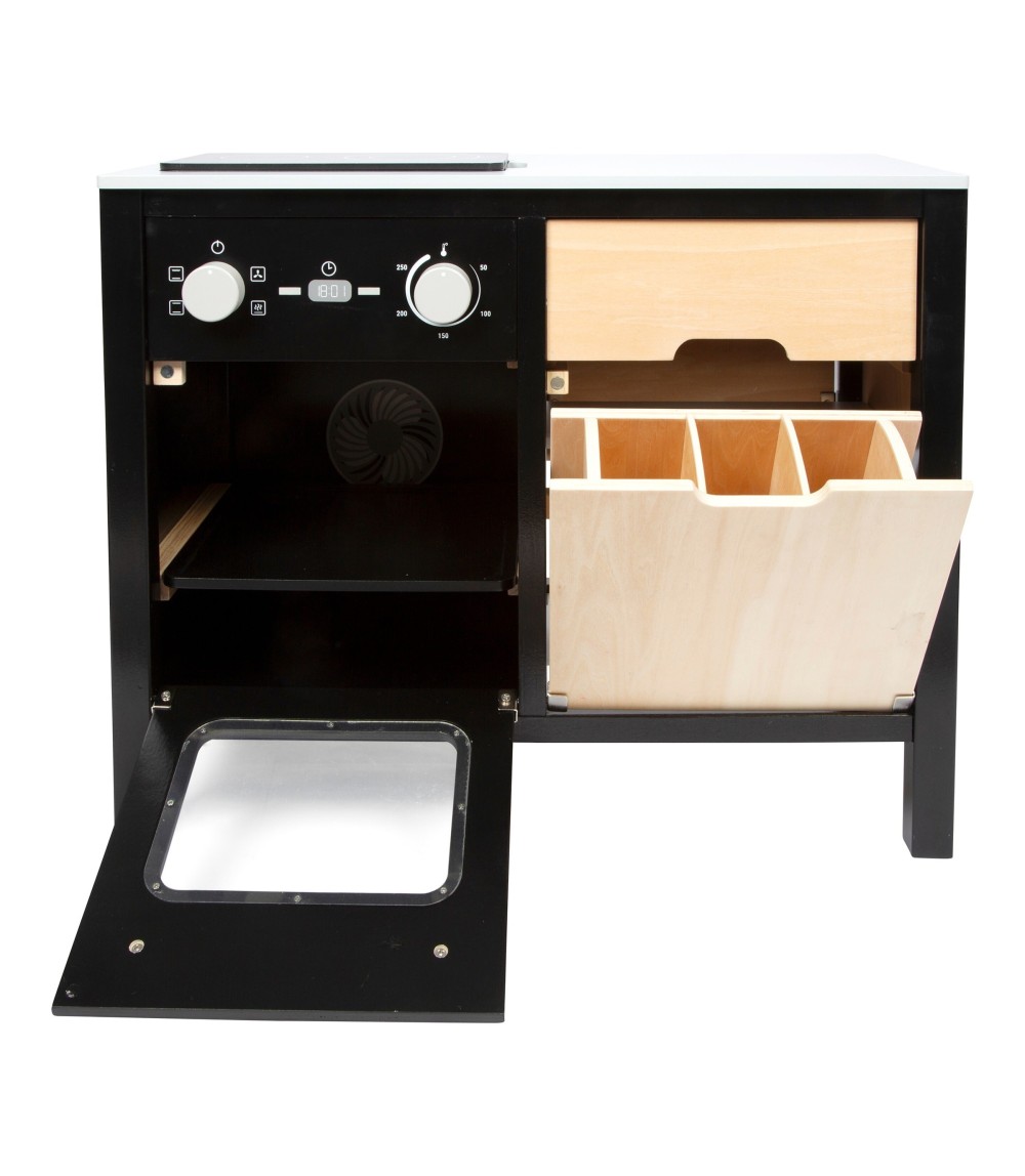 Kinderküche mit Kücheninsel Industrial