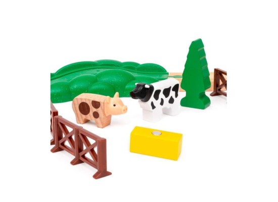 Rote Lola Bauernhof Zugset