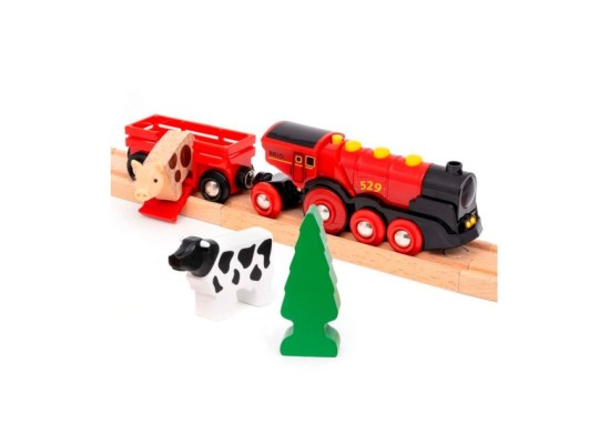 Rote Lola Bauernhof Zugset