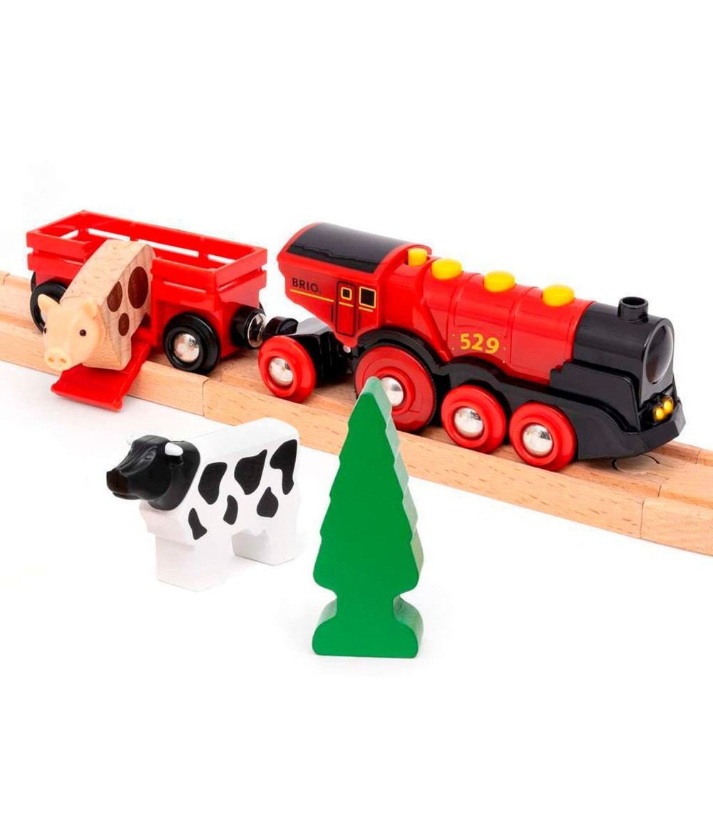 Rote Lola Bauernhof Zugset