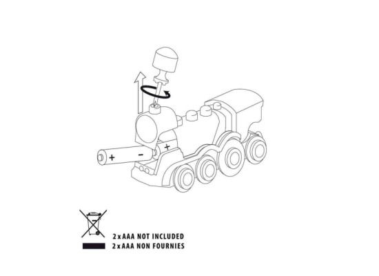 Rote Lola Bauernhof Zugset