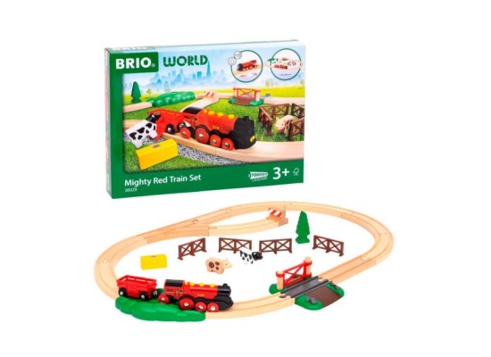 Rote Lola Bauernhof Zugset