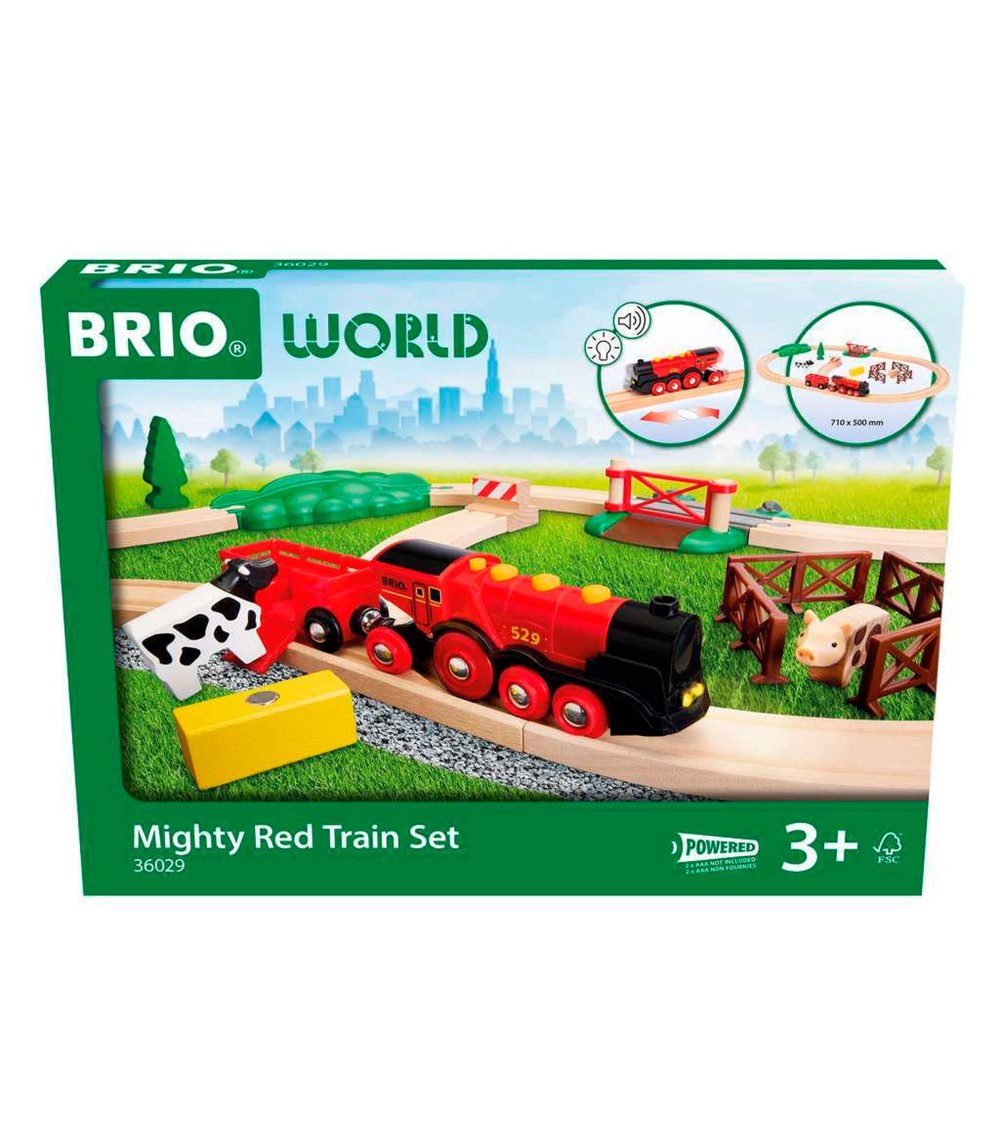 Rote Lola Bauernhof Zugset