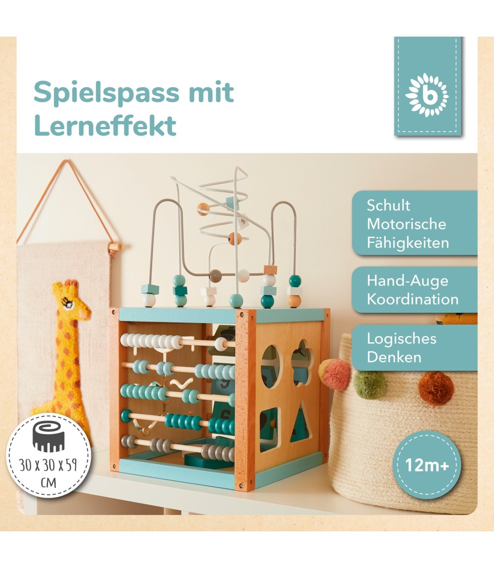 Motorikwürfel XXL Scandi-Chic