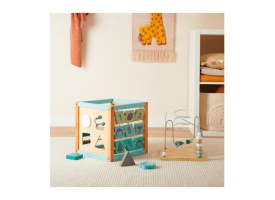 Motorikwürfel XXL Scandi-Chic