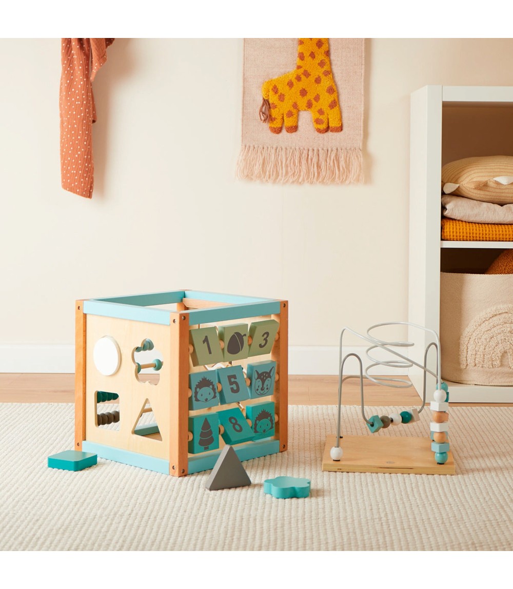 Motorikwürfel XXL Scandi-Chic