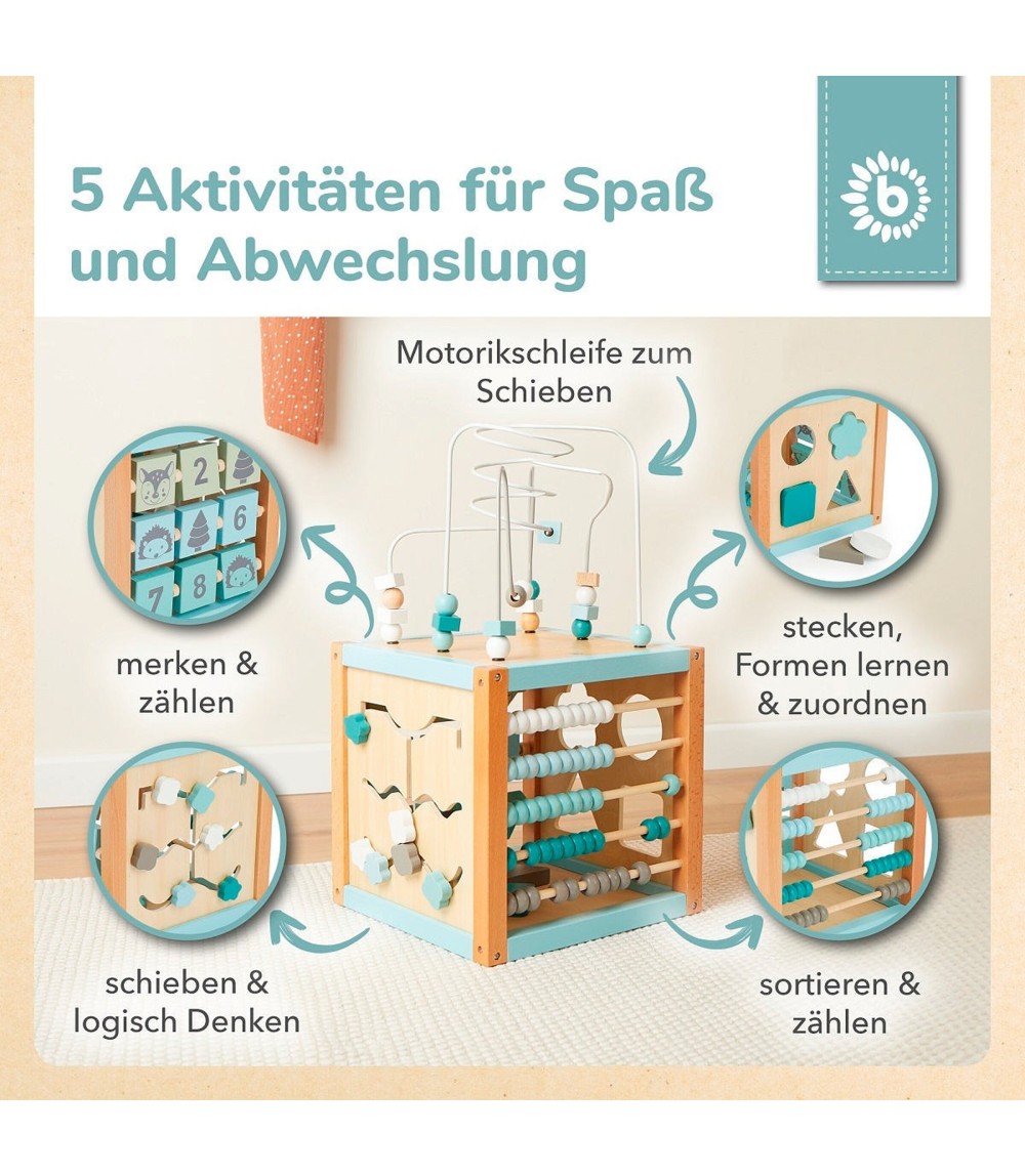 Motorikwürfel XXL Scandi-Chic