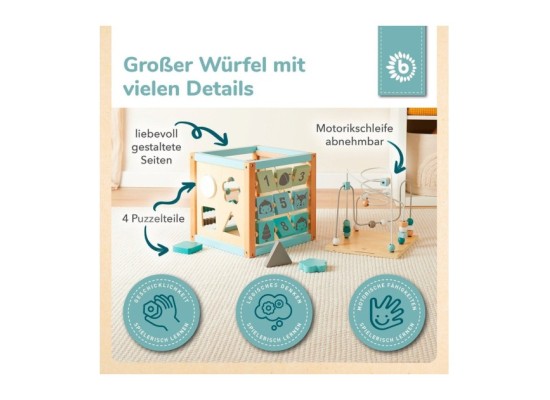 Motorikwürfel XXL Scandi-Chic
