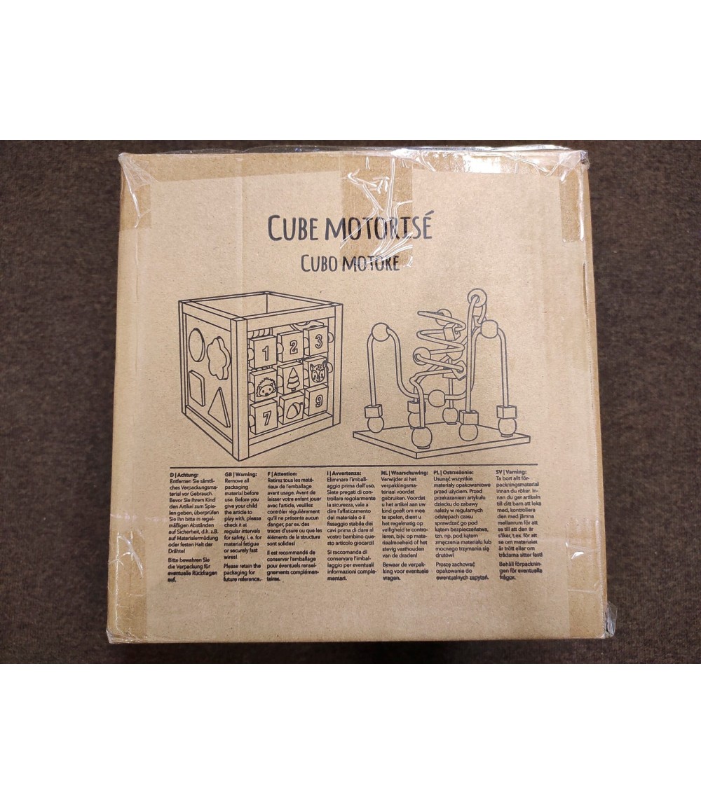 Motorikwürfel XXL Scandi-Chic