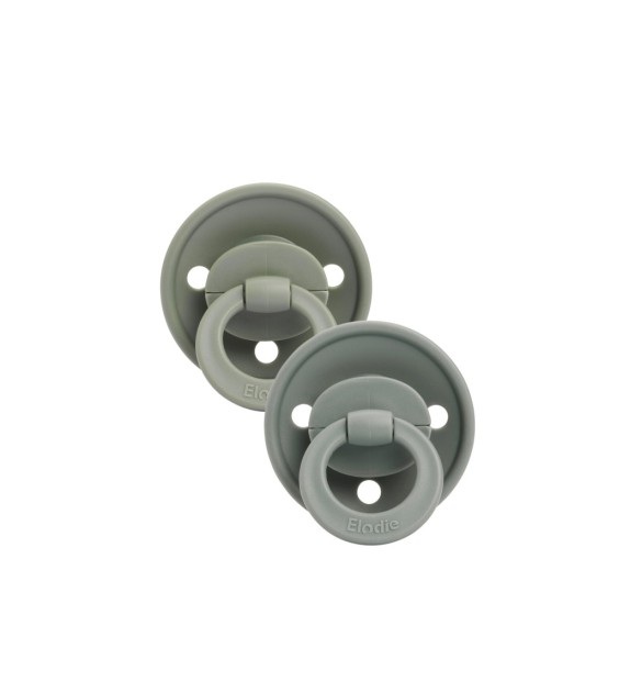 Schnuller 2er-Pack Naturkautschuk Hazy Jade - 3+ Monate