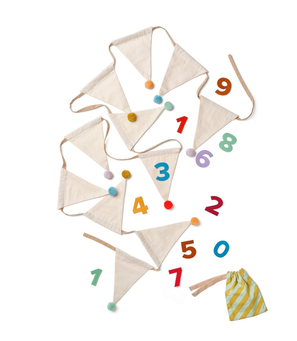 Kids Concept Girlande Pom Pom