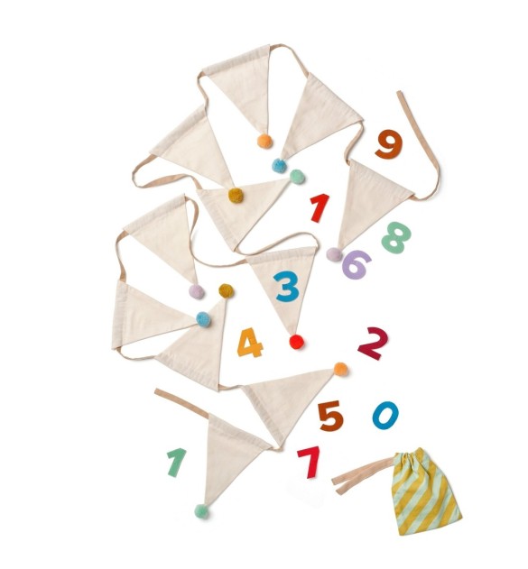 Kids Concept Girlande Pom Pom