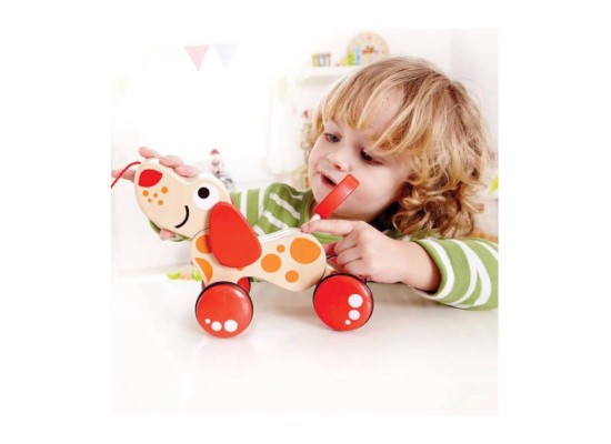 Nachziehspielzeug Hündchen Puppy aus Holz