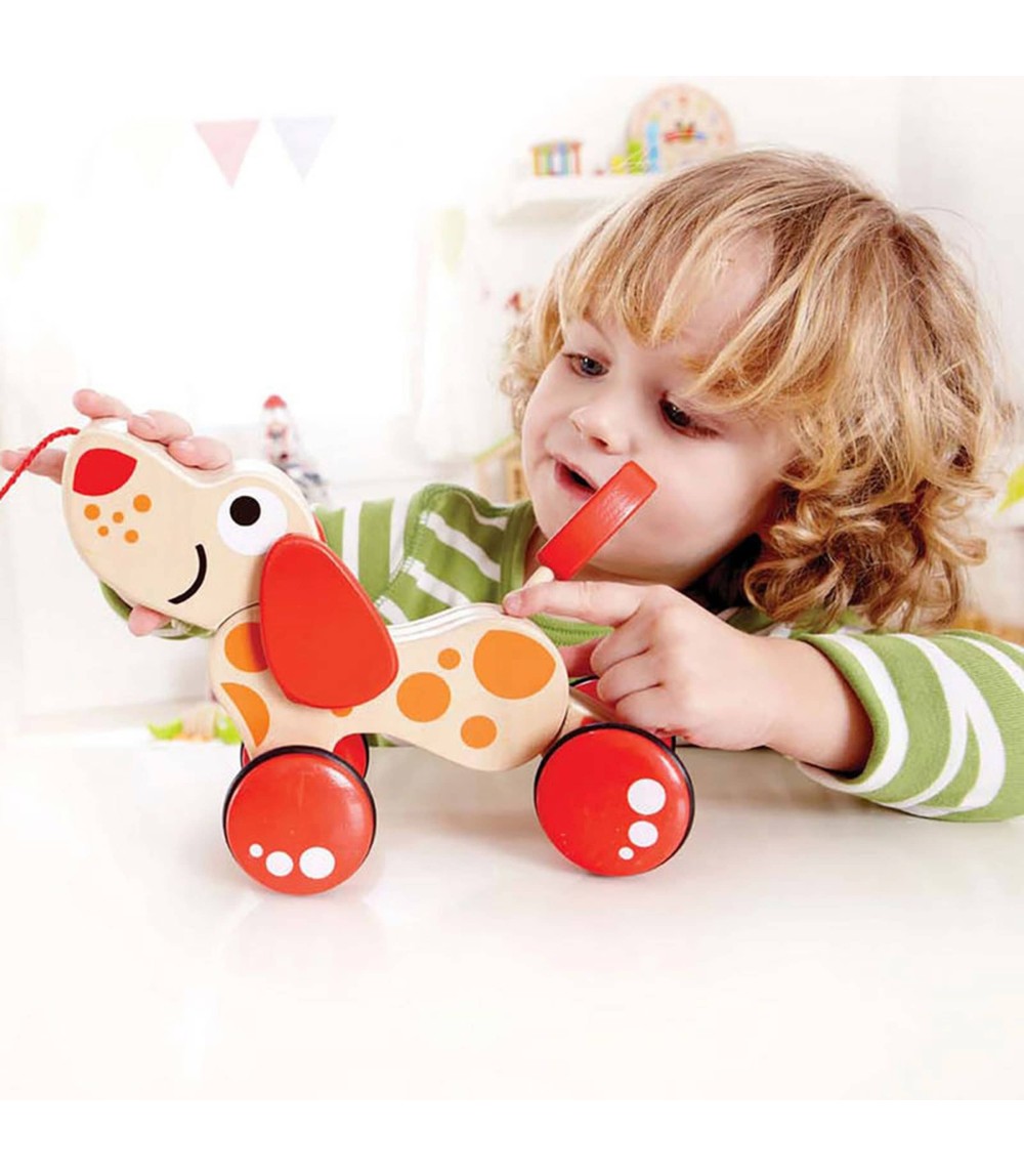 Nachziehspielzeug Hündchen Puppy aus Holz