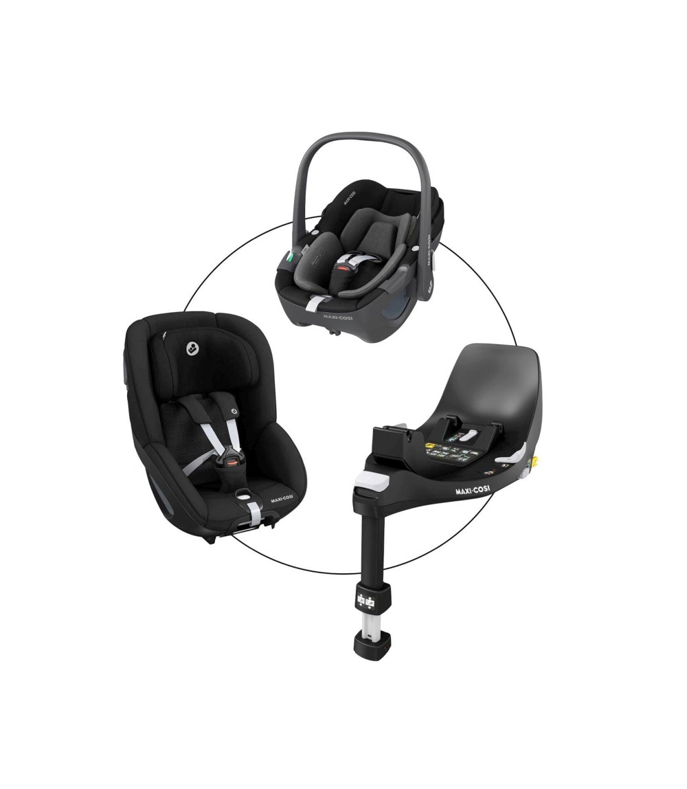 Babyschale Pebble 360 inkl. Kindersitz Pearl 360 und Isofix-Basis FamilyFix 360