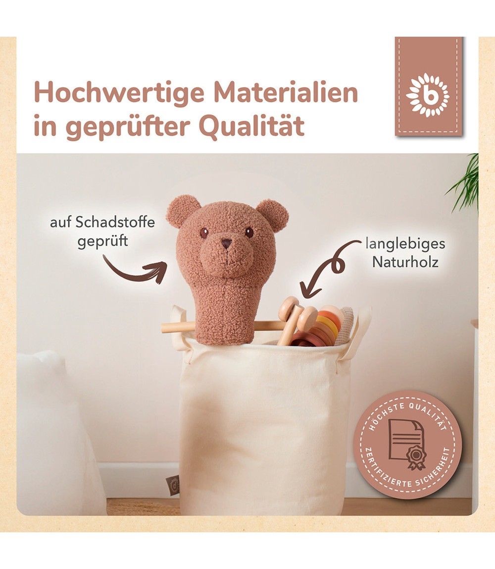 Steckenpferd Holz Bär Mika