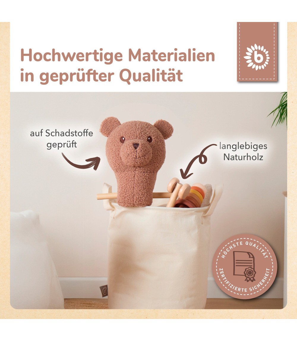 Steckenpferd Holz Bär Mika